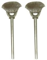 PROXXON penseelborstel brushes shaft 2.35 d=13mm steel 2pcs - thumbnail