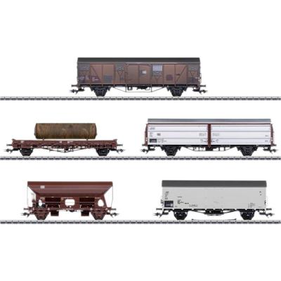 Märklin 47371 H0 5-delige goederenwagen-set BR193 van de DB Märklin 47371 H0 5-delige goederenwagen-set BR193 van de DB
