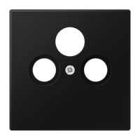 JUNG LS 990 SAT SWM inzetplaat tv sataliet LS990 grafiet mat zwart tv aansluiting - thumbnail