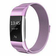 Fitbit Charge 2 milanese bandje - Maat: Small - Lila Fitbit Charge 2 milanese bandje - Maat: Small - Lila