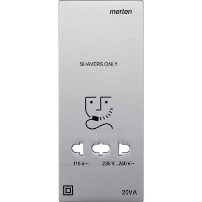 Merten 213560 Afdekking System M Aluminium 1 stuk(s)