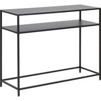 Bendt Sidetable 'Lua' metaal 100cm, kleur Zwart - thumbnail