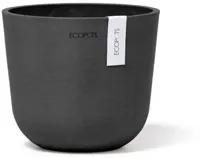 Ecopots Oslo Mini Donkergrijs Ø16cm x H13,7 cm - thumbnail