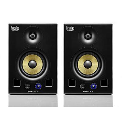 HERCULES Luidsprekermonitor 5 - 2 keer 80 watt RMS - 160 watt piekvermogen - Bi-versterking LF50 watt en HF 30 watt