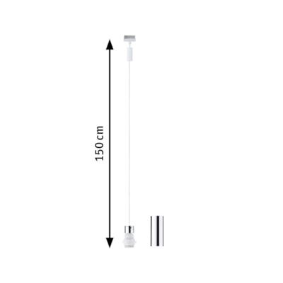 Paulmann 2EasyBasic Pend 230V-railsysteem lamp URail E27 Wit Paulmann 2EasyBasic Pend 230V-railsysteem lamp URail E27 Wit