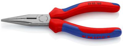 Knipex Radiotang recht + zijsnijder 160 mm - 2502160