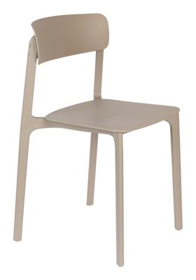 ZILT Eetkamerstoel 'Hassani' kleur Lichtbruin ZILT Eetkamerstoel 'Hassani' kleur Lichtbruin