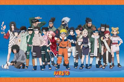 Poster Naruto - Konoha ninjas 91,5x61cm Poster Naruto - Konoha ninjas 91,5x61cm