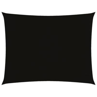 Zonnescherm rechthoekig 3x6 m oxford stof zwart