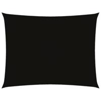 Zonnescherm rechthoekig 3x6 m oxford stof zwart - thumbnail