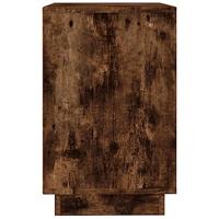 Dressoir 102x35x55 cm bewerkt hout gerookt eikenkleurig - thumbnail
