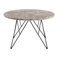 Bendt Ronde Salontafel 'Nadia' Marmer, 80cm - thumbnail