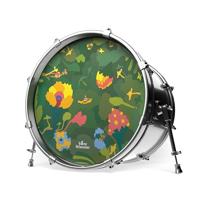 Evans INK20YELSUB-2 Yellow Submarine Resonant Pepperland Woods Basdrumvel, 2580, 20 inch - thumbnail