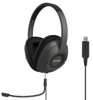 Koss SB42 USB-communicatieheadset | Microfoon | Afneembaar snoerontwerp | Volledige grootte over-ear hoofdtelefoon - thumbnail