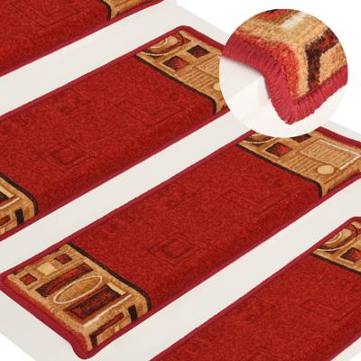 Trapmatten zelfklevend 15 st 65x21x4 cm rood Trapmatten zelfklevend 15 st 65x21x4 cm rood