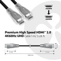 CLUB3D HDMI 2.0 High Speed Cable 1m UHD 4K/60Hz - thumbnail