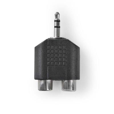 Nedis Minijack Mannelijk - 2x RCA Vrouwelijk Adapter