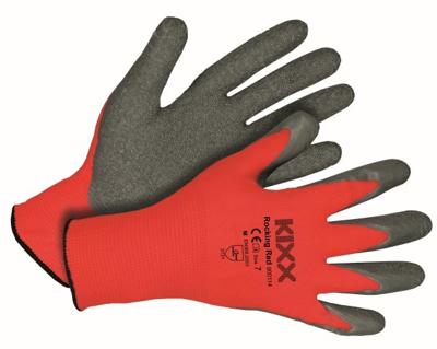 Kixx handschoen rocking red maat 7