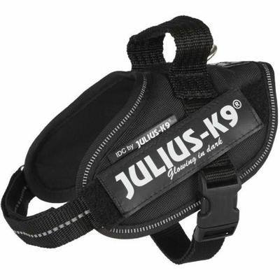 Julius K9 idc power-harnas / tuig voor labels zwart - thumbnail