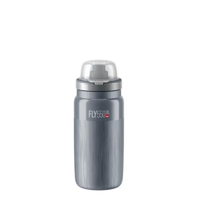 Elite bottle with protective cap fly mtb tex grey 550ml