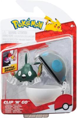Pokemon Figure - Trubbish + Heavy Ball (Clip 'n' Go) Pokemon Figure - Trubbish + Heavy Ball (Clip 'n' Go)