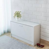 vidaXL Eettafel 140x80x75 cm wit - thumbnail
