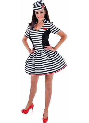 Boeven carnavalskostuum vrouw Ella