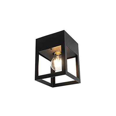QAZQA Moderne plafondlamp zwart - Cela