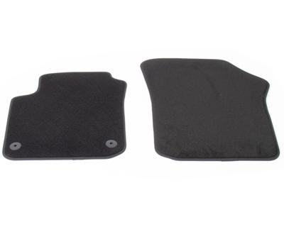 Automatten voorzijde - zwart velours - Vw Up, Skoda Citigo, Seat Mii vanaf 2011