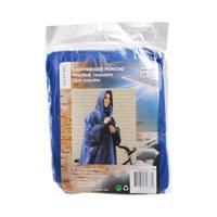 Lifetime Regenponcho met Capuchon | Blauw - thumbnail