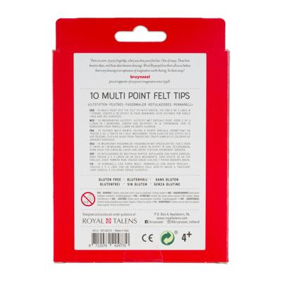 Bruynzeel kids zigzag viltstiften, 10st.