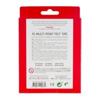 Bruynzeel kids zigzag viltstiften, 10st. - thumbnail