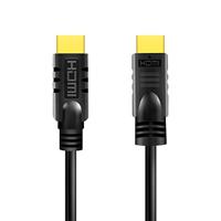 LogiLink CHA0030 HDMI-kabel HDMI Aansluitkabel HDMI-A-stekker, HDMI-A-stekker 30.00 m Zwart 4K UHD, Vergulde steekcontacten - thumbnail