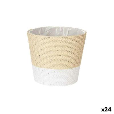 Grondlegger Ibergarden Wit Touw Plastic 16 x 14,5 x 16 cm (24 Stuks)