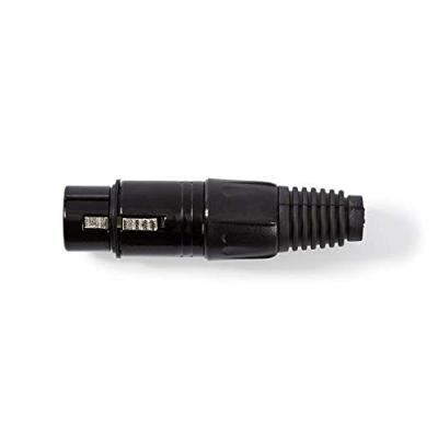 XLR-Connector | XLR 3-pins female | Zwart