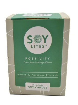 Soylites Soycandle Positivity - Desert Rose & Orange Blossom