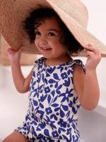 Babypakje met opdruk blauw, bedrukt - thumbnail