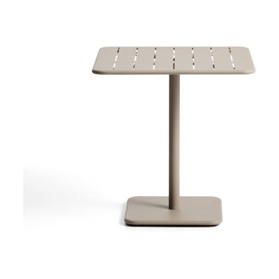 Kave Home Brai tuintafel 70x70 cm gegalvaniseerd Taupe