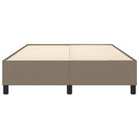 Boxspringframe stof taupe 140x190 cm - thumbnail