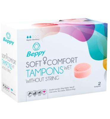 Soft+ comfort tampons wet 2 Stuks Soft+ comfort tampons wet 2 Stuks