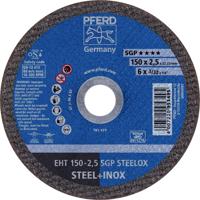 PFERD TOOLS EHT 150-2,5 SGP STEELOX 61342225 Doorslijpschijf recht 150 mm 25 stuk(s) RVS, Staal - thumbnail