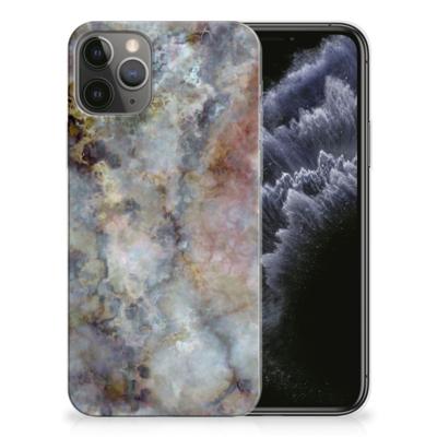 Apple iPhone 11 Pro | TPU | Siliconen hoesje | Marmer Grijs
