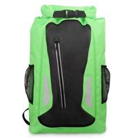Outdoor waterdichte droge dubbele schouderband tas droge zak PVC vat tas capaciteit: 25L (groen) - thumbnail
