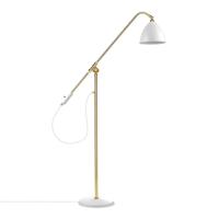 Gubi Bestlite BL4 Vloerlamp Wit Messing - thumbnail