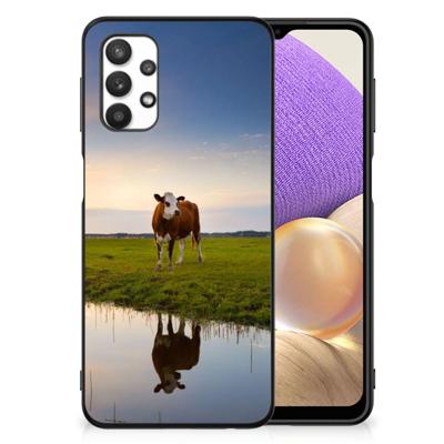 Samsung Galaxy A32 5G Dierenprint Telefoonhoesje Koe