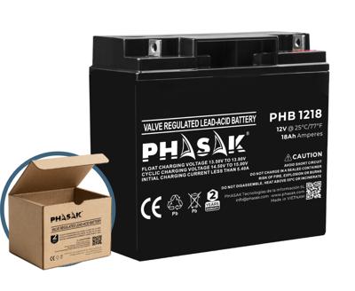 Batterij voor UPS SAI Phasak PHB 1218 12 V