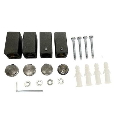 Wiesbaden Bevestigingsset tbv Sierradiator Tower m/o aansl. Antraciet