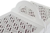 Doos-Juwelenkistje DKD Home Decor 16 x 17 x 28 cm Wit Licht Roze Hout MDF - thumbnail