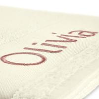 Handdoek borduren - Beige - thumbnail