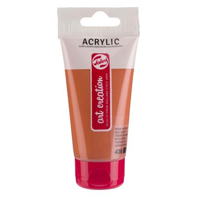 Acrylverf tac 436 rode aarde tube 75ml Acrylverf tac 436 rode aarde tube 75ml